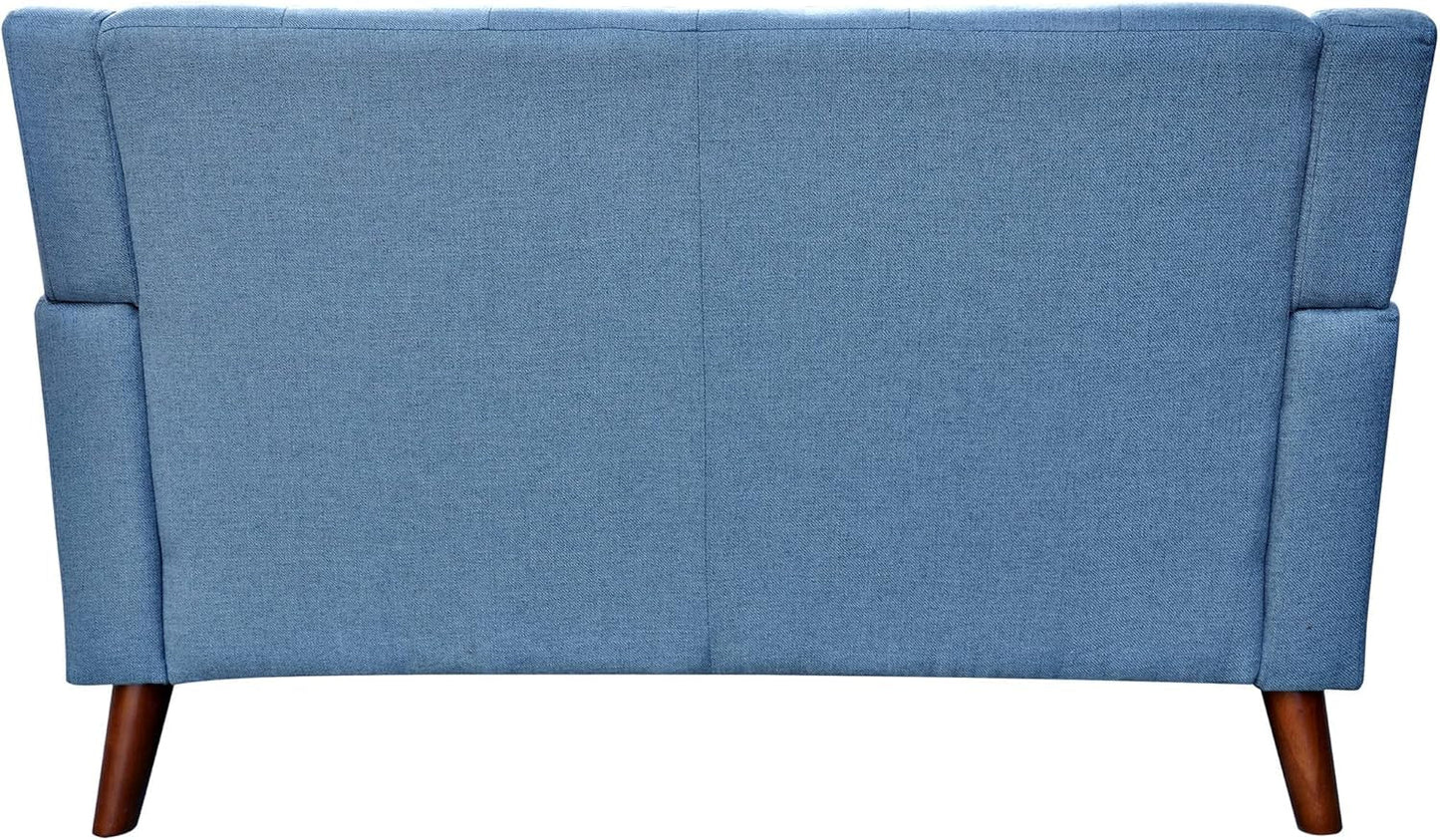 Blue Mid-Century Modern Loveseat Stylish and Comfortable