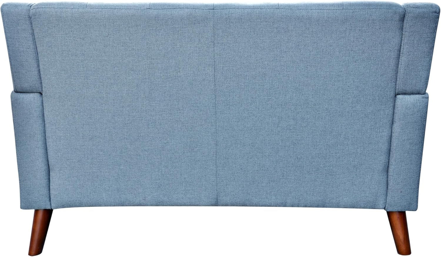 Blue Mid-Century Modern Loveseat Stylish and Comfortable